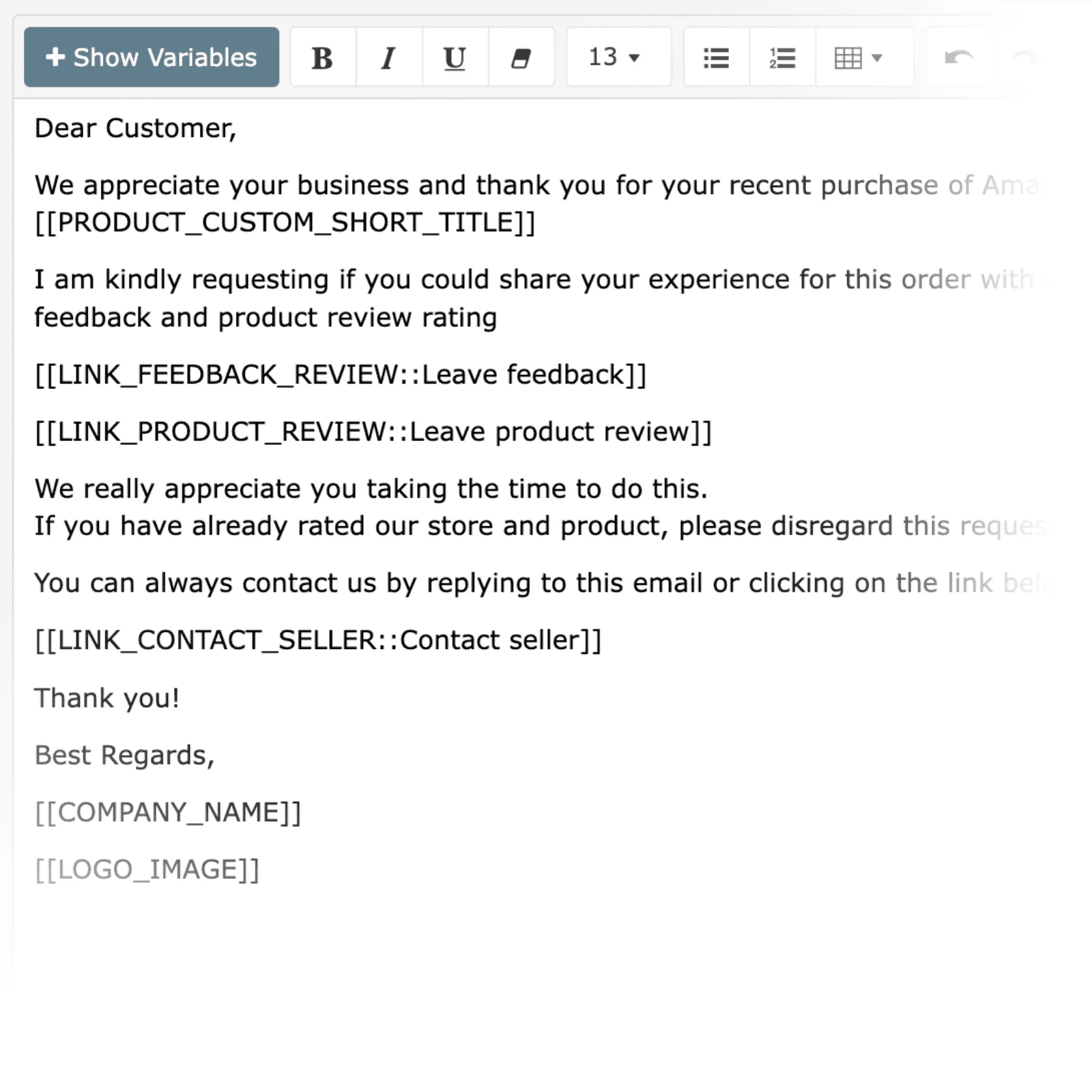 FeedbackWhiz Emails compliance check on a campaign message